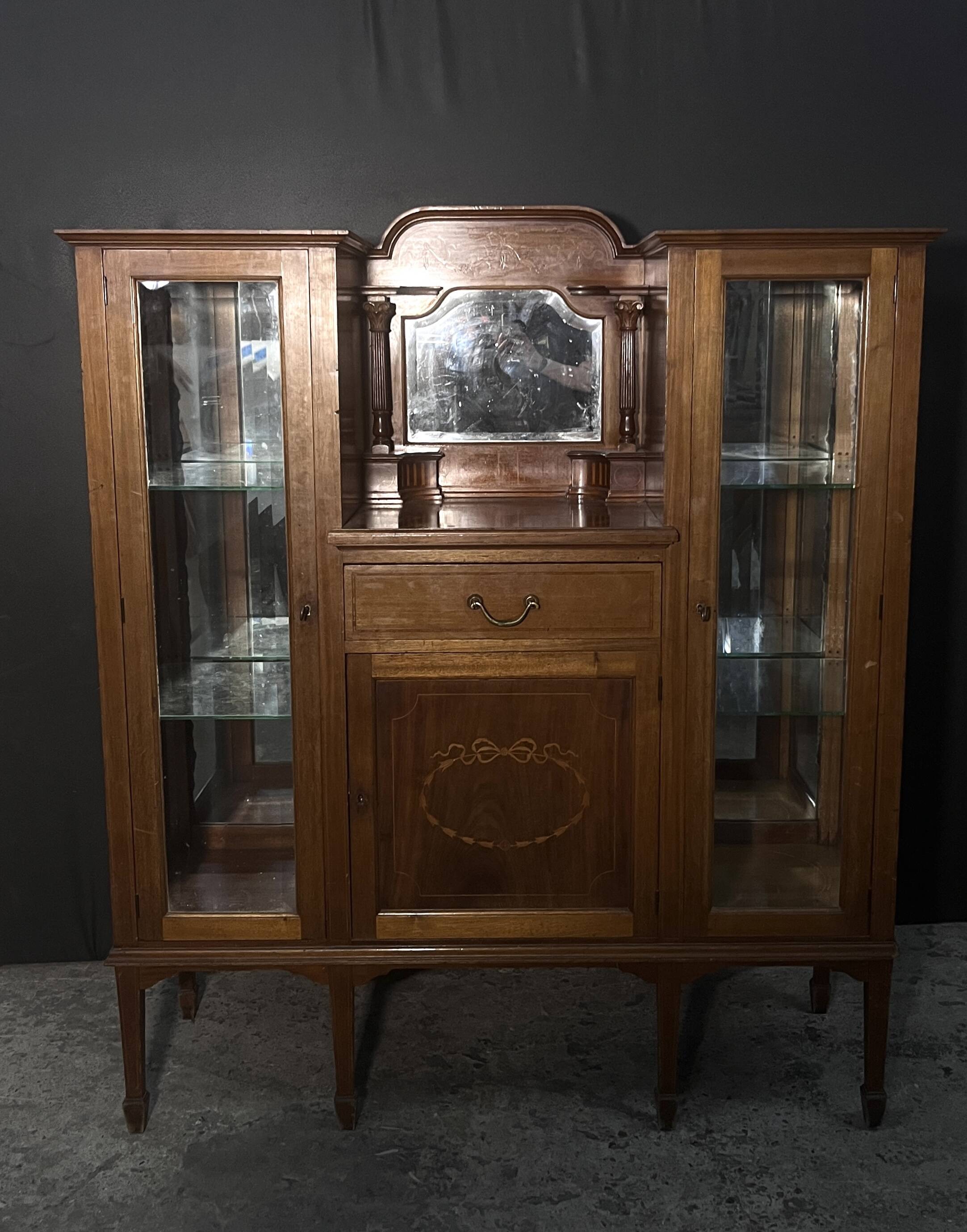 Empire Style Living Room Showcase Commode