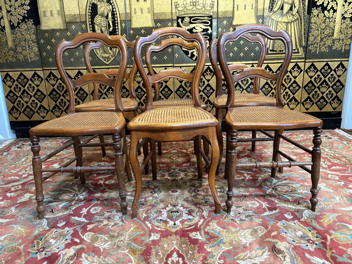 6 Louis Philippe chairs
