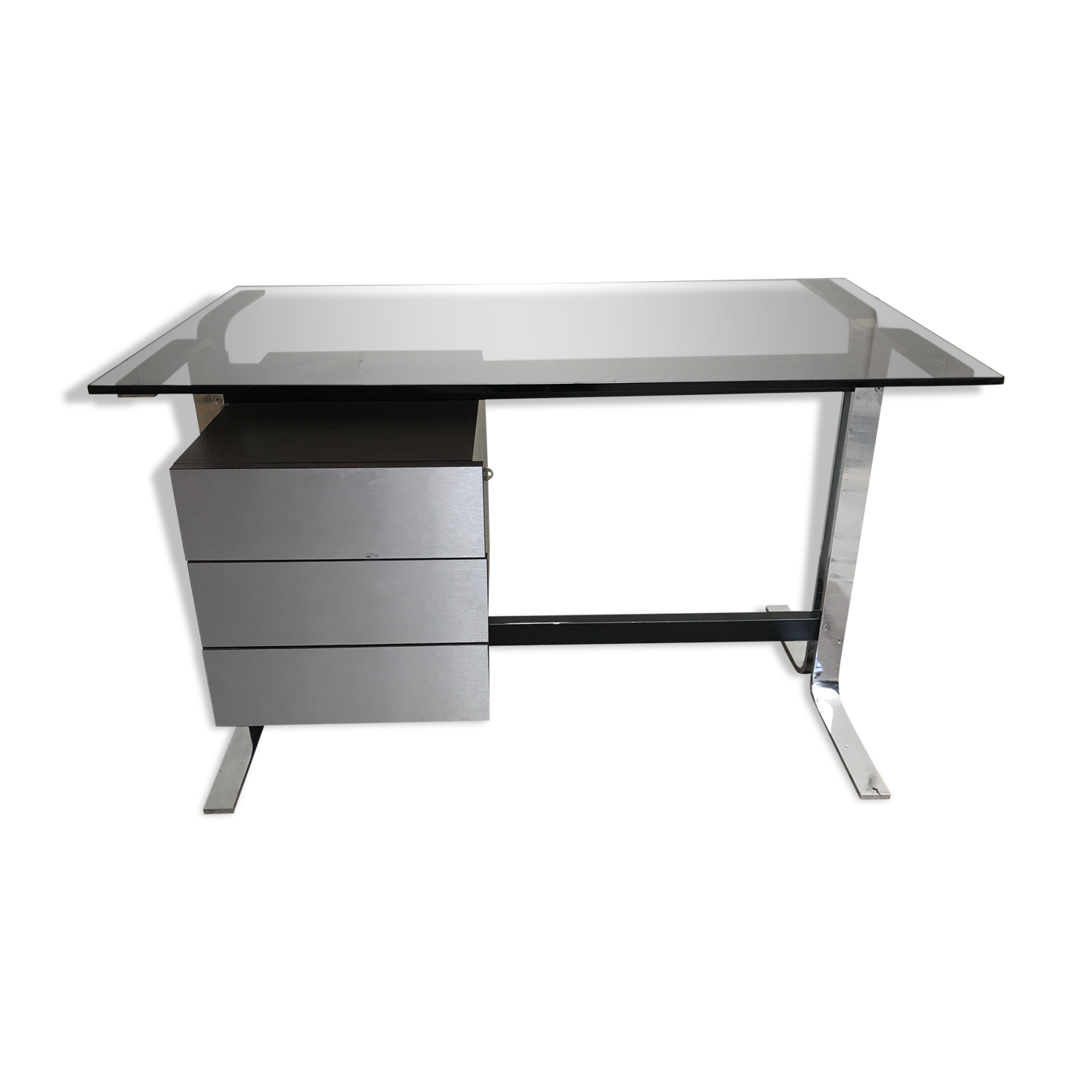 Bureau vintage caisson suspendu