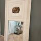 trumeau mirror from the 1920s in painted wood