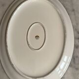 Plat ovale en porcelaine de Limoges