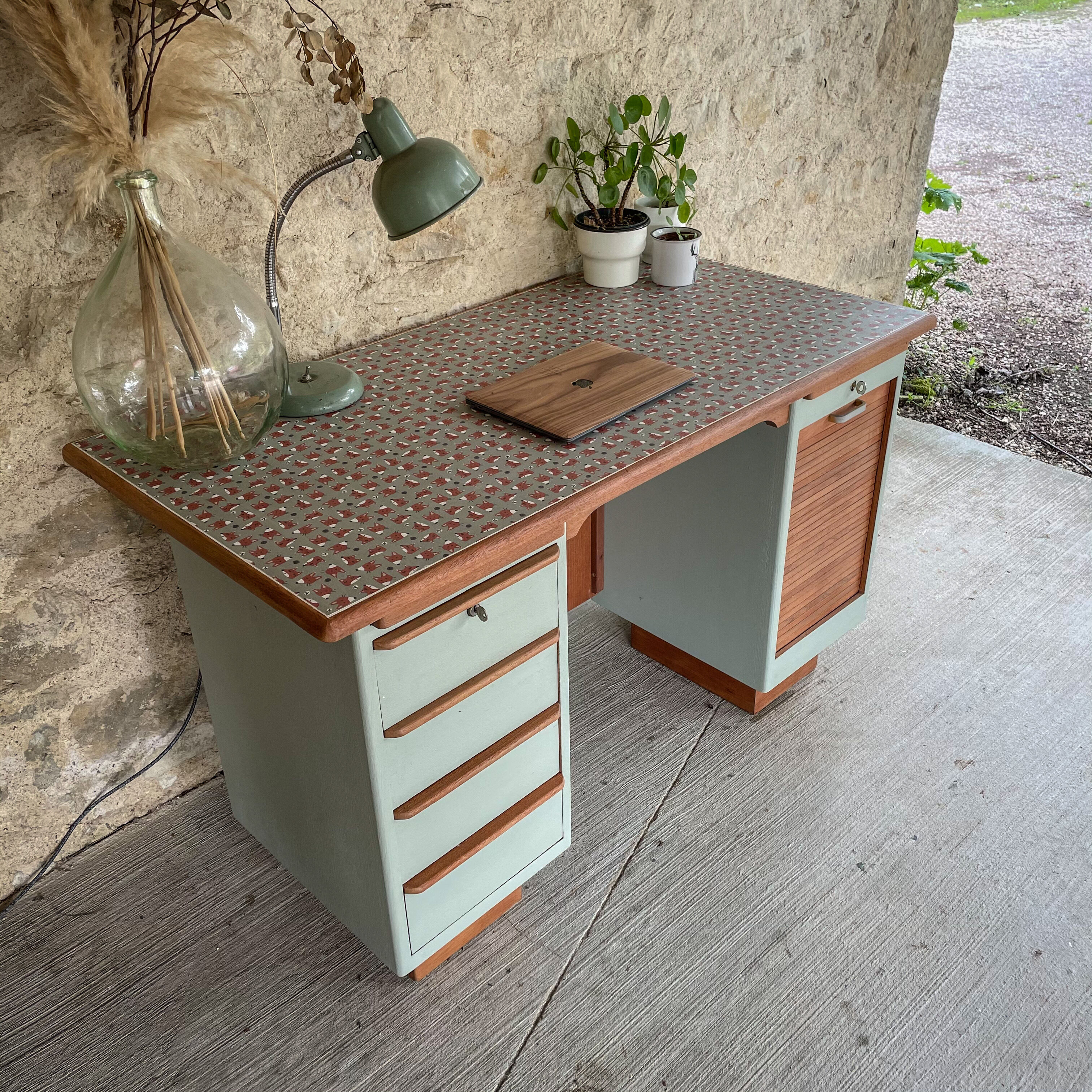 Bureau en teck