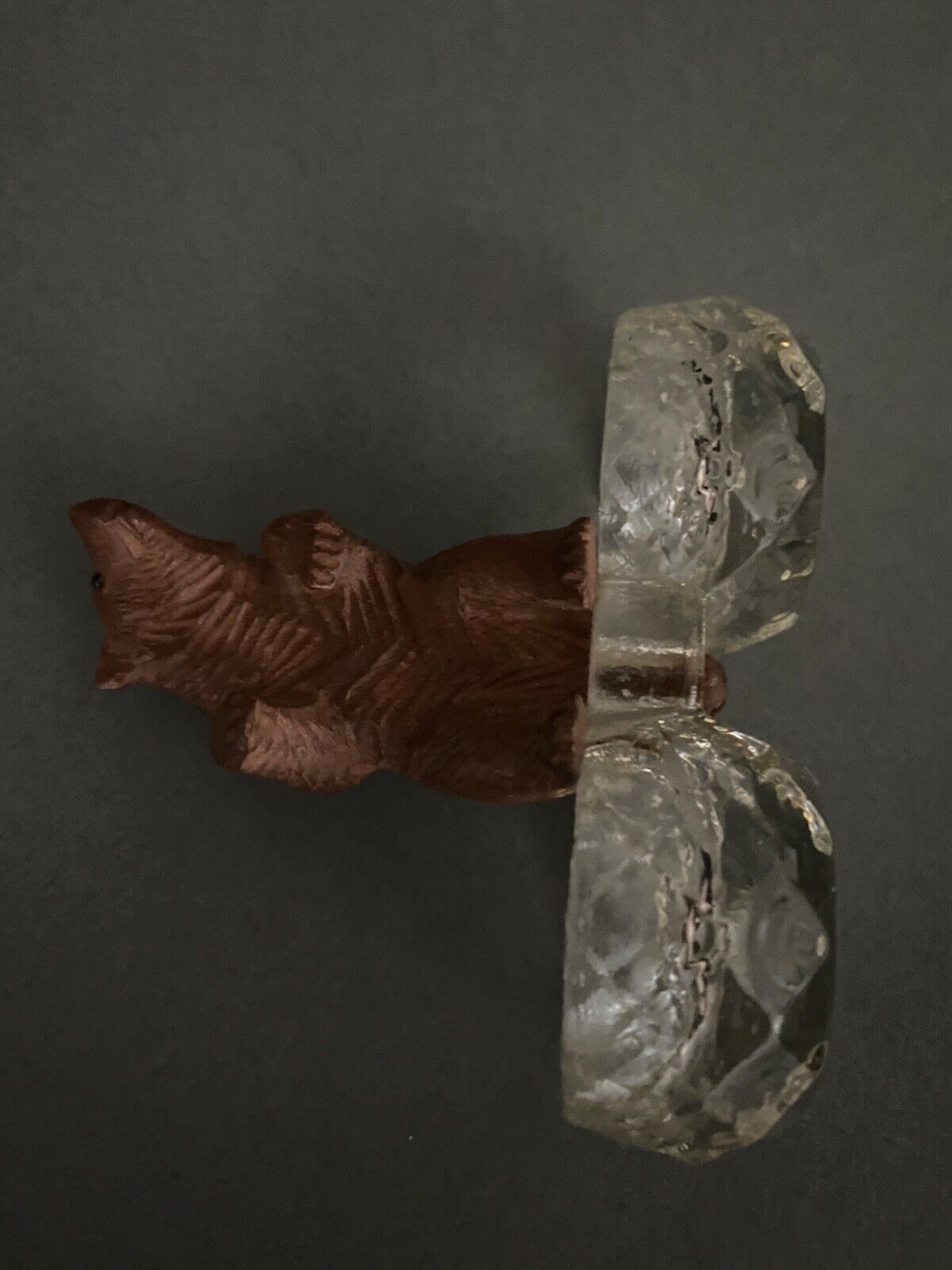 Pepper shaker with bear decoration Black Forest Black Forest early twentieth century