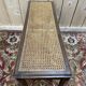 Banc - Banquette de piano / d'office en cannage Louis XVI
