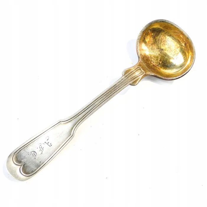 S1l salt spoon art deco