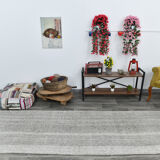 Modern oushak runner rug 103x316cm