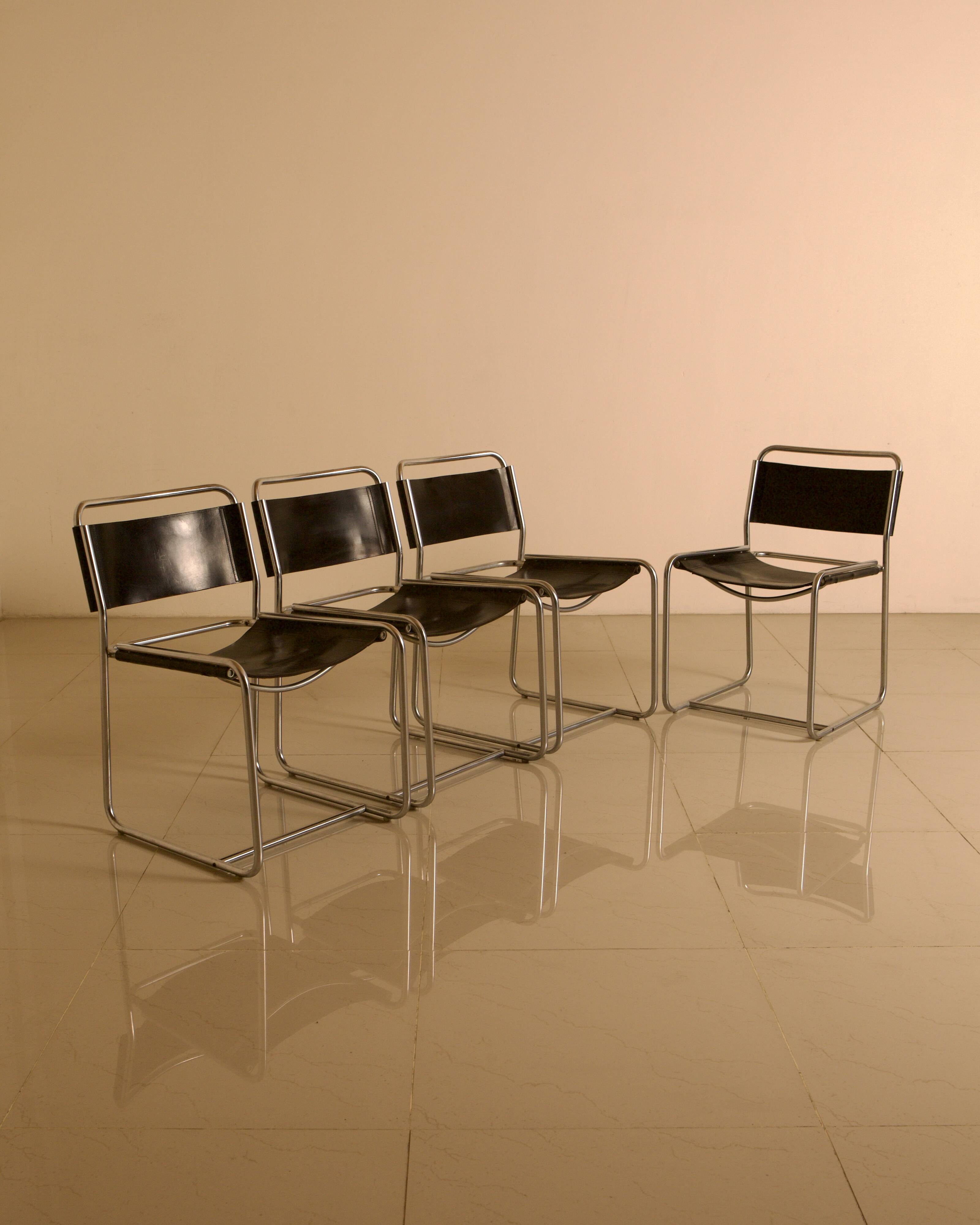 Set of 4 SE18 chairs — Claire Bataille & Paul Ibens / Spectrum, year