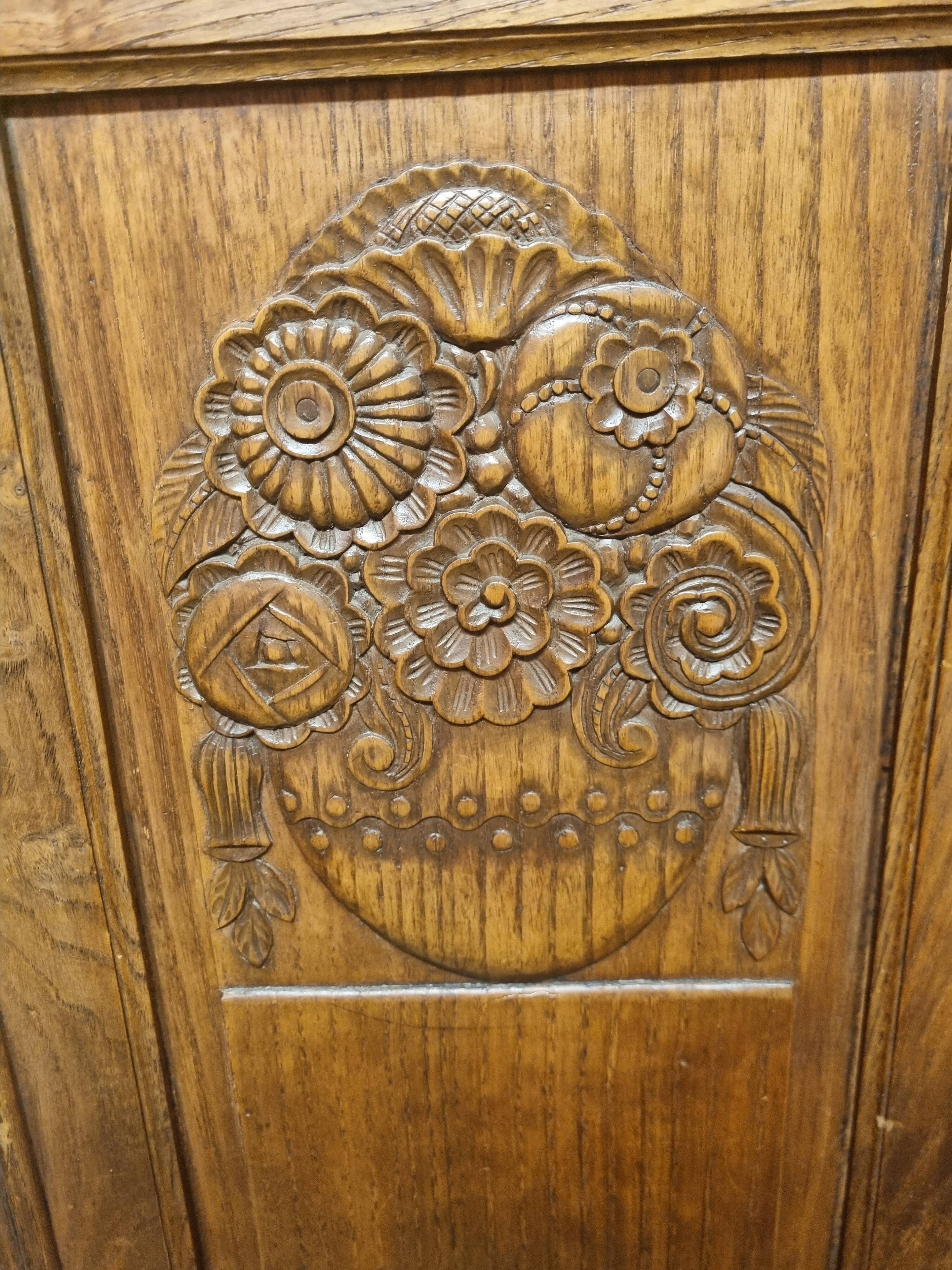Art nouveau headboard