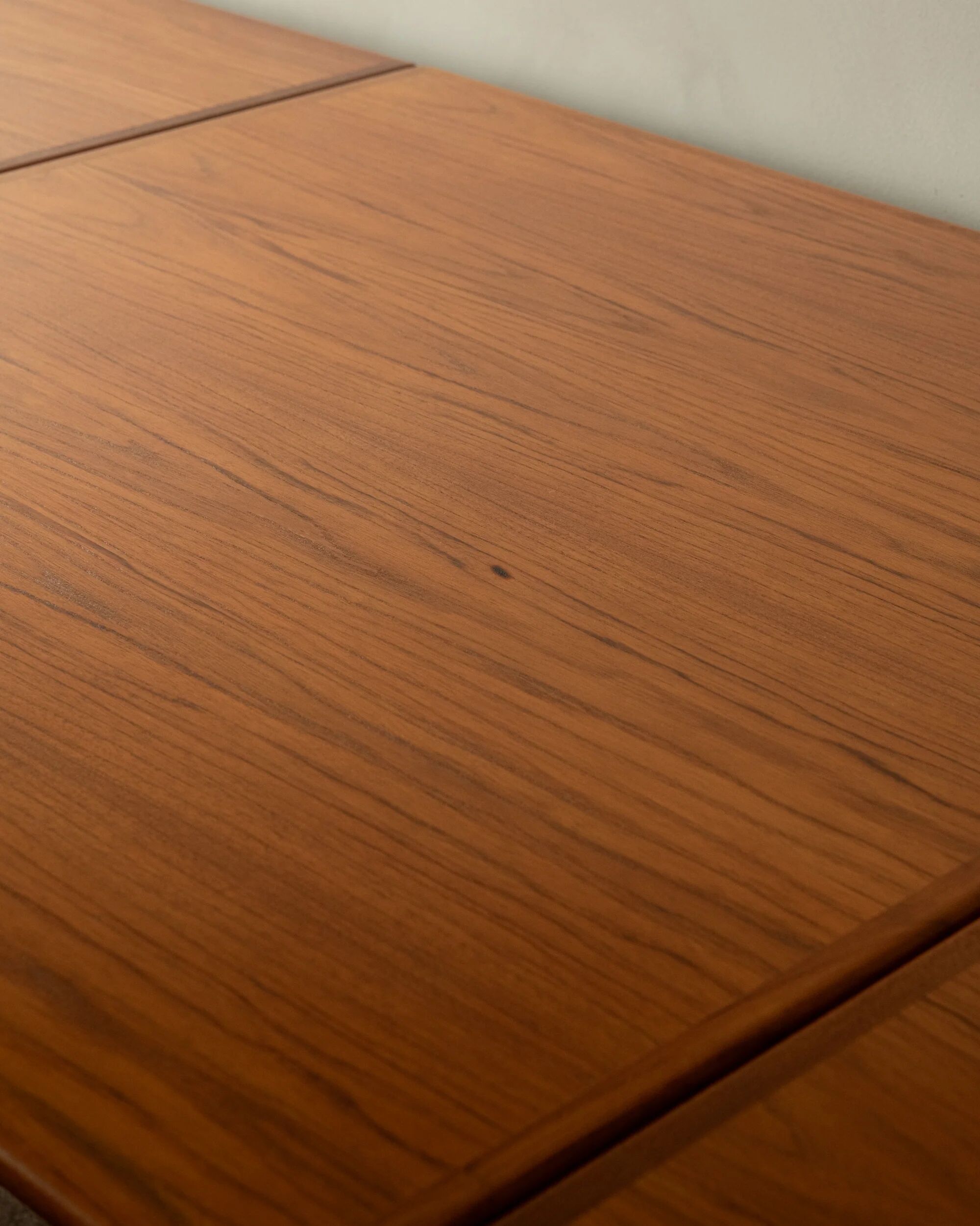 Danish modern teak extendable dining table model 24 by Ansager Møbler 1960s