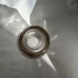 Glass decanter without cap