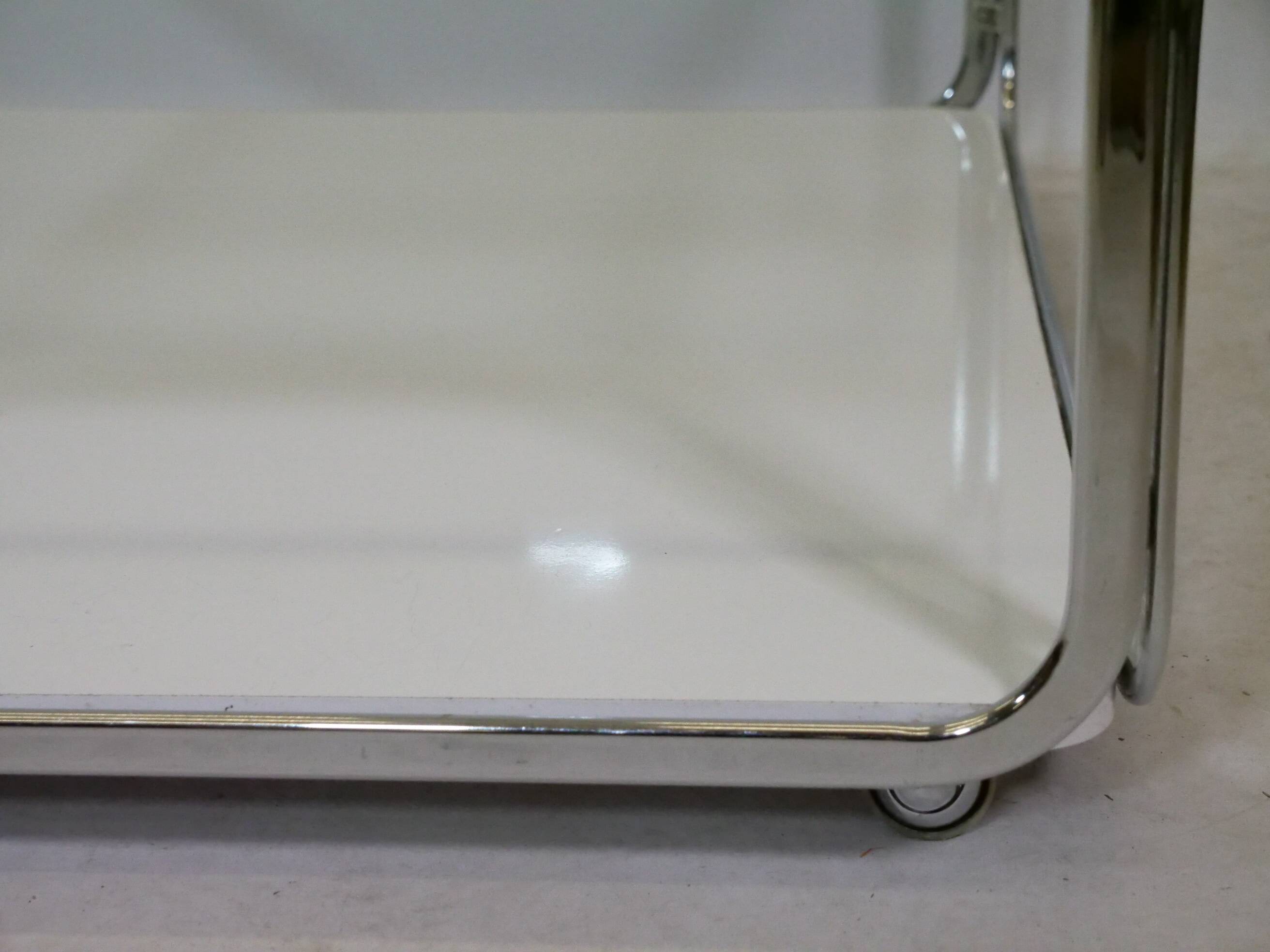 Space Age Chrome and Glass Coffee Table from Germany, 1960s