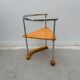 Postmodern chair in chrome and wood, 1980