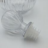 Round italian glass carafe