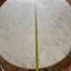 Table ovale en marbre vintage