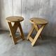 Pair of folding stools