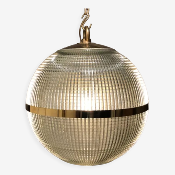 Holophane brass globe