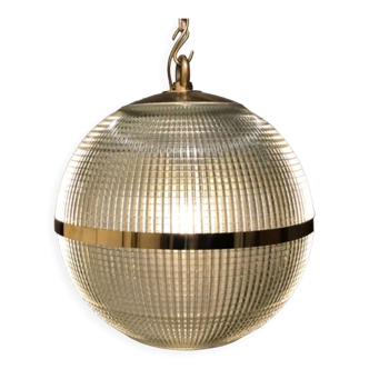 Brass holophane globe