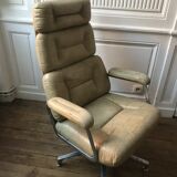Leather armchair 70's
