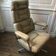 Fauteuil cuir années 70