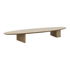 Table basse au look travertin par Eichholtz, Allemagne, 20e siècle