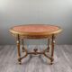 Louis XVI style oval table with marble top, 19th century