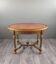 Louis XVI style oval table with marble top, 19th century