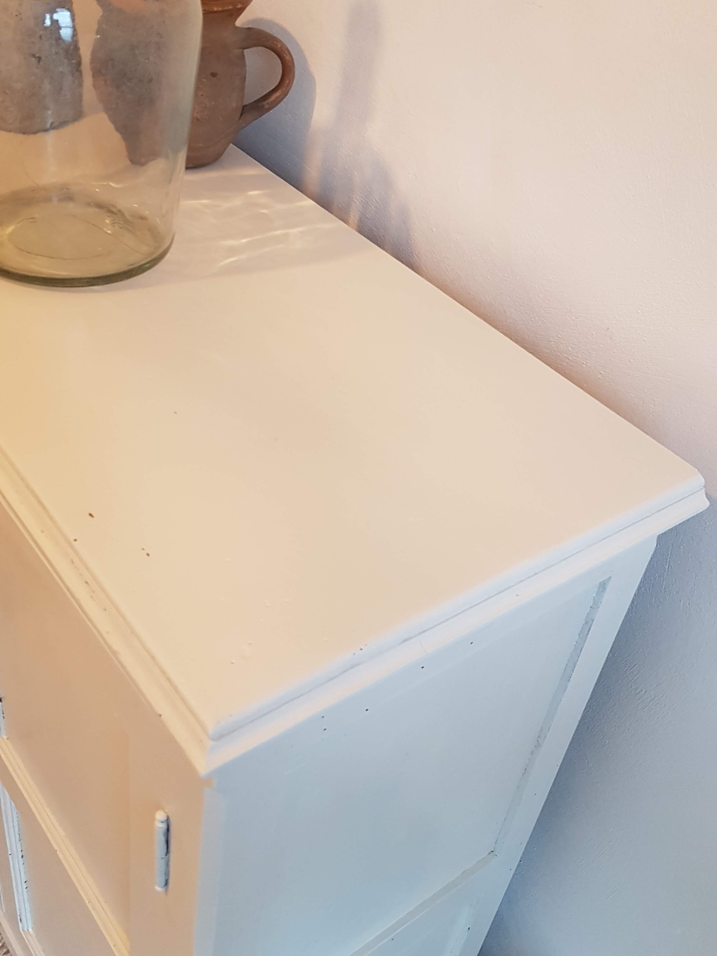 Old white Parisian buffet