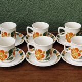 Norwegian breakfast service, Stavangerflint, vintage 70s