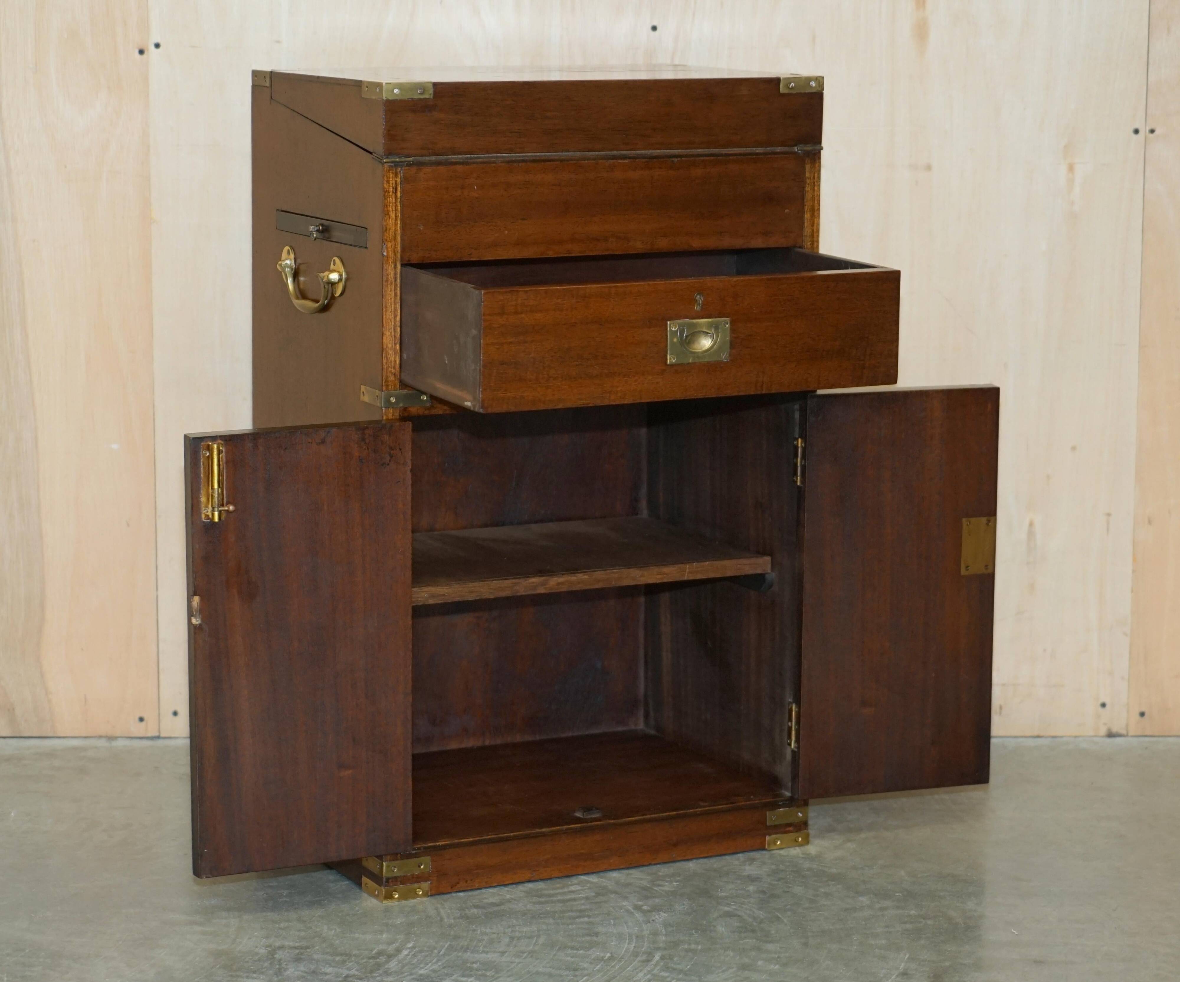 Victorian Davenport Desk in Hardwood and Leather