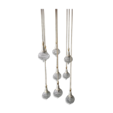 Suspended glass luminaire