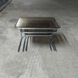 3 vintage nesting tables 70'S