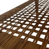 Mid century teak and cane side table by Severin Hansen, Denmark 1950s