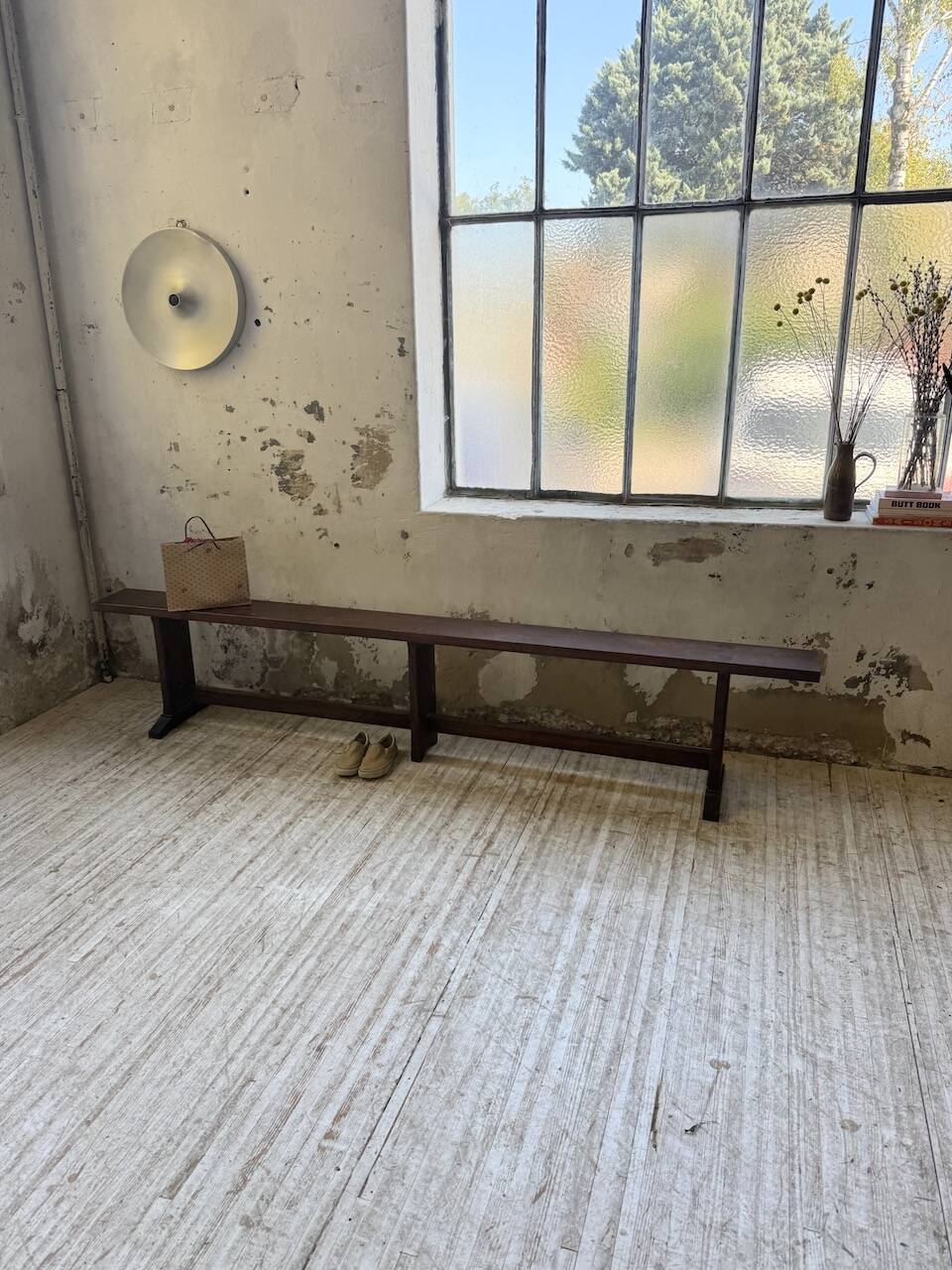 Oak bench 260 cm (2 available)