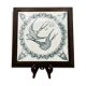Cast iron trivet – swallow decoration – Longwy pottery