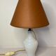 Old opaline foot table lamp lampshade XXth