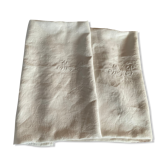 Nappe tissus damassé, Brodé MP