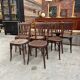 Suite of 9 bistro chairs from the early 20th century