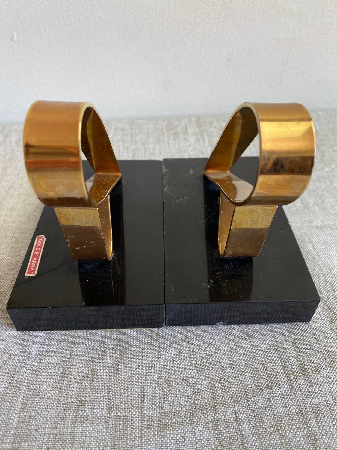 Gold Starry Bookends