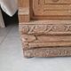 Antique carved oak chest