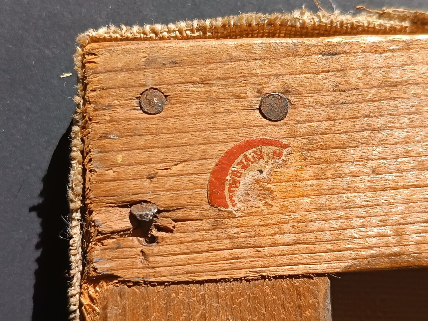 Oil painting on canvas of the courtyard of the pasha's mosque in Oran 1948