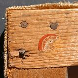 Oil painting on canvas of the courtyard of the pasha's mosque in Oran 1948