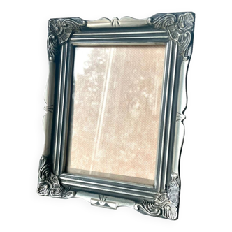 Vintage Silver colored Wood Picture Frame 23 x 18 cm