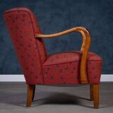 Art Deco armchair attributed to Viggo Boesen, Denmark, 1950s.