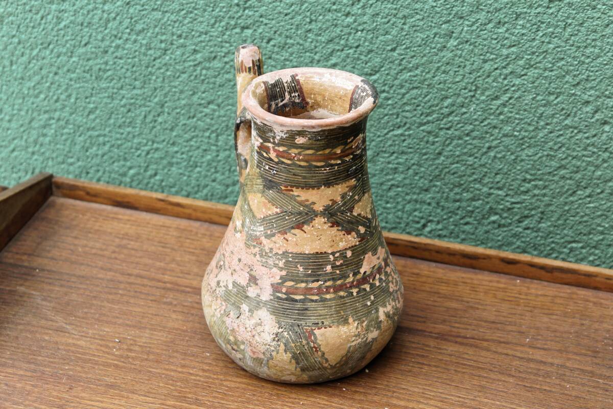 Ancient Berber terracotta gargoulette