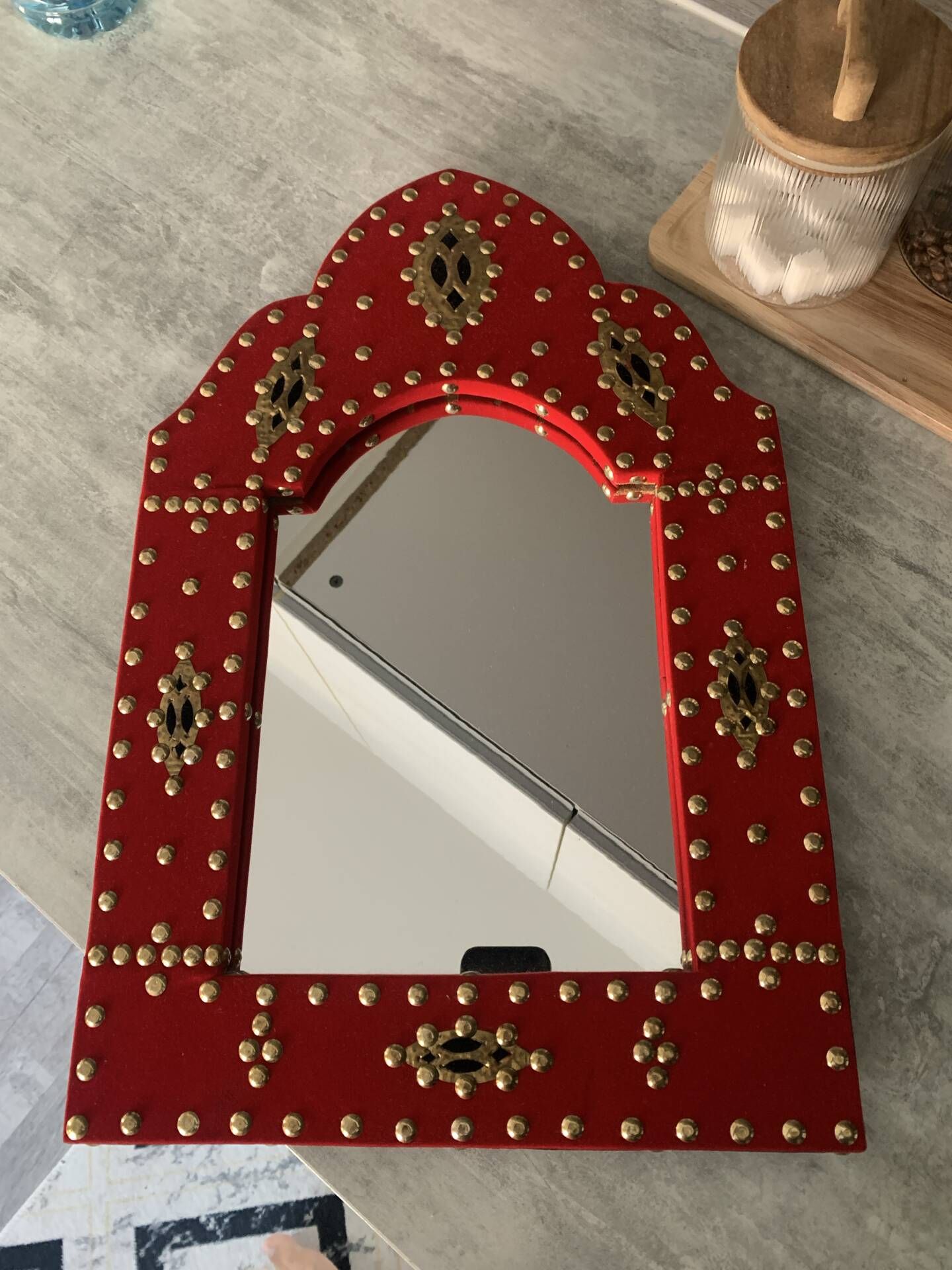 Miroir artisanal oriental