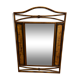 Miroir vintage imitation bambou