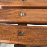 Bench vintage oak Annees 60