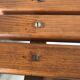 Bench vintage oak Annees 60