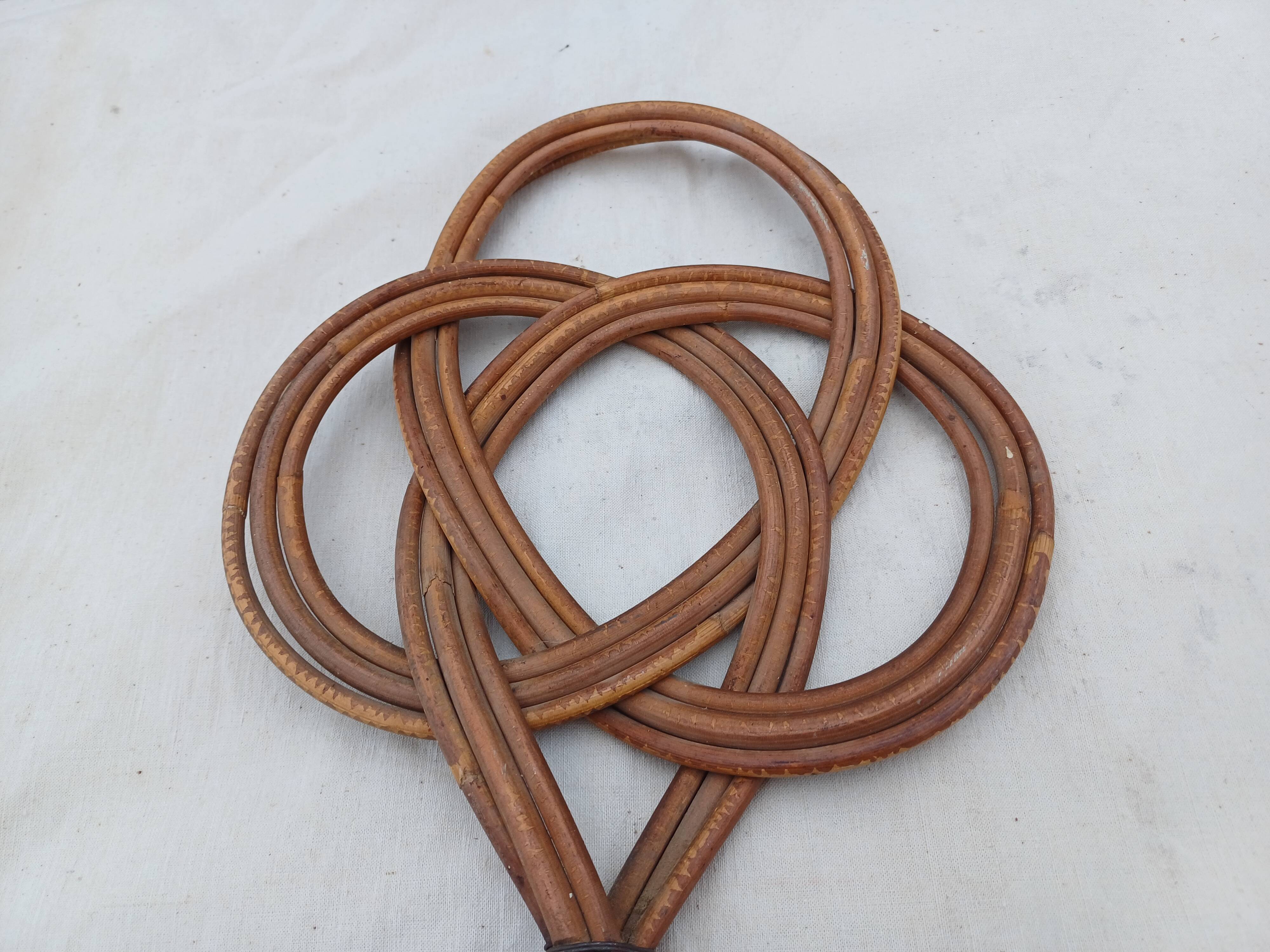 Antique Vintage Wicker Carpet Tap