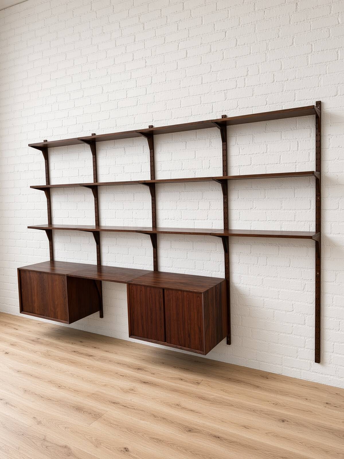 Rosewood Wall System by Poul Cadovius For Cado, 1960s.